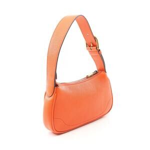 Gucci Leather Orange Marmont GG Handbag Aphrodite